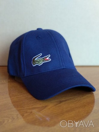 
 Кепка Lacoste Dark blue Logo вишивка
Країна виробник: Made in Vietnam
Значок: . . фото 1