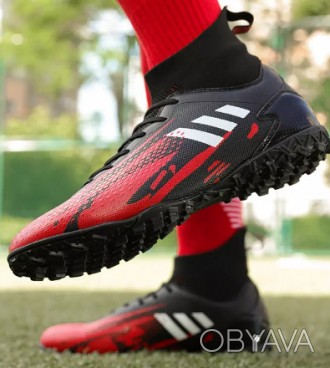 Надежного качества футбольные сороконожки с носком, для хорошей фиксации голенос. . фото 1
