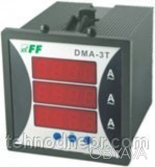 Цифровой индикатор тока DMA-3T Трехфазный.
 Цифровой индикатор тока в щитовом ис. . фото 1