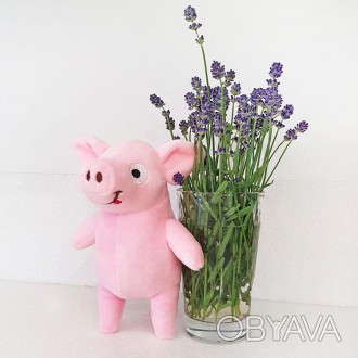 М'яка іграшка Порося Пупсик рожевий від українського виробника Золушка М&#39. . фото 1
