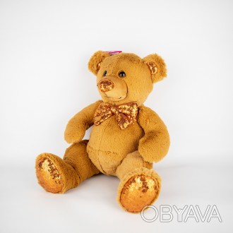 М'яка іграшка Ведмедик Фантик коричневий від українського виробника Золушка . . фото 1