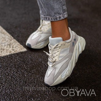 Кроссовки женские белые Adidas Yeezy Boost 700 
Невероятно стильная женская моде. . фото 1