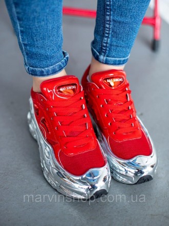 Кроссовки женские красные Adidas Raf Simons Ozweego (00388). Київ. фото 1 Кроссовки женские красные Adidas Raf Simons Ozweego (00388). Київ. фото 1