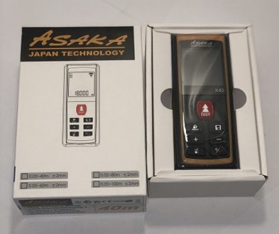 Лазерний далекомір рулетка ASAKA X40 Professional 40 м

Характеристики:
Вироб. . фото 4