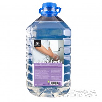  
Жидкое мыло с антисептическим эффектом «SOLO soft sterile» – бережно очищает к. . фото 1