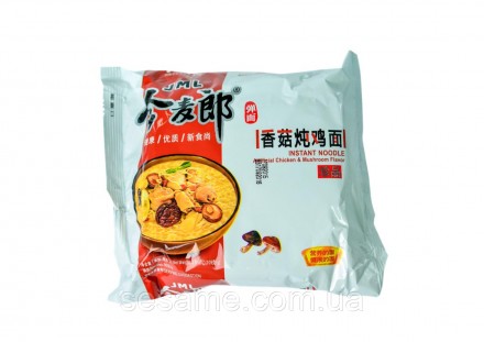 Китайська локшина рамен швидкого приготування курка-гриби Jml Instant Noodle 109г. Харків. фото 1