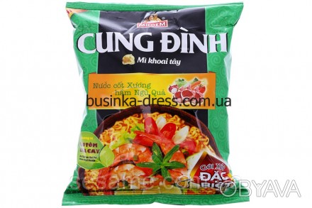 Лапша картофельная остро-кислая с креветками Cung Dinh 80г
Высококачественная Вь. . фото 1