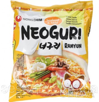 Лапша Neoguri Ramyun Seafood&Mild NongShim быстрого приготовления (Корея)
Лапша . . фото 1