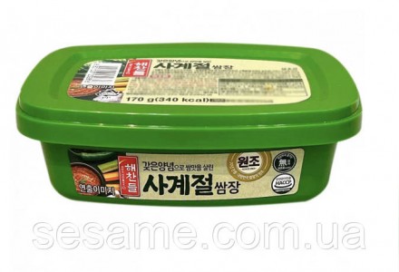 Корейская соевая паста Самдян (Самджан) Daesang Korean soybean paste 170г. Харьков. фото 1 Корейская соевая паста Самдян (Самджан) Daesang Korean soybean paste 170г. Харьков. фото 1