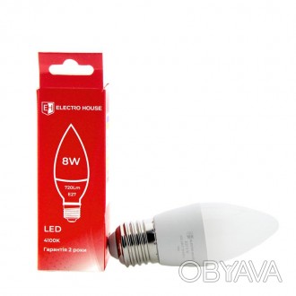 Необычная вытянутая форма LED лампы "свеча" EH-LMP-1254 от компании ElectroHouse. . фото 1
