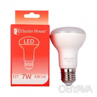 LED лампа Гриб R63 E27 7 Вт 4100К EH-LMP-R63 от торговой марки Electro House пре. . фото 1