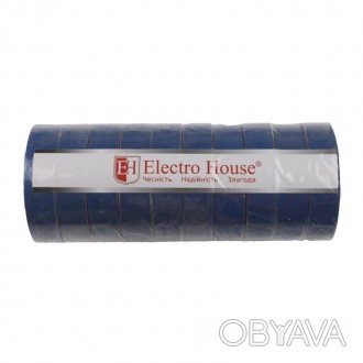 Изолирующая лента синего цвета Артикул: EH-AHT-1803 изготовления ElectroHouse то. . фото 1