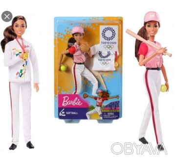 
Кукла Барби Олимпийские игры Токио Софтбол Barbie Olympic Games Tokyo 2020 
	Сп. . фото 1