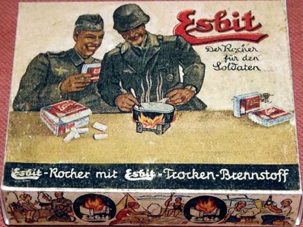 ESBIT - сокращение от "Erich Schumms Brennstoff in Tablettenform" (Топ. . фото 12