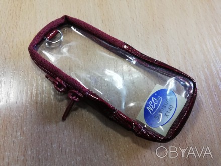 Шкіряний чохол на замку для Samsung X140. Захищає телефон від незначних пошкодже. . фото 1