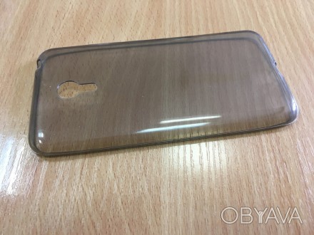 Ультратонкий прозорий силіконовий чохол (0.3 мм) для Meizu Note 2. М'який і елас. . фото 1