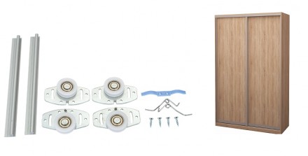 Комплект розсувних систем для шафи-купе Новатор Омега 60 для 1-ої двері
 
Систем. . фото 3