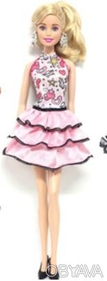 Плаття з рюшами для ляльки Барбі
Переодягатися любить красуня лялька.
Таке платт. . фото 1