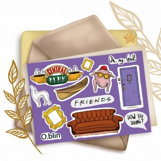 Наклейки стикеры Friends Друзья Друзі. Сумы. фото 1 Наклейки стикеры Friends Друзья Друзі. Сумы. фото 1