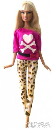 Костюм тигровые штаны и кофточка для куклы Барби
Переодеваться любит красавица к. . фото 1