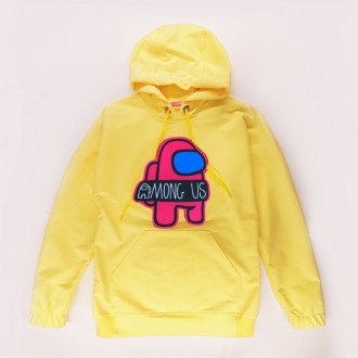 Худі молодіжне з капюшоном SmileTime (амонг ас) Gamer, лимонне 134. Запорожье. фото 1 Худі молодіжне з капюшоном SmileTime (амонг ас) Gamer, лимонне 134. Запорожье. фото 1