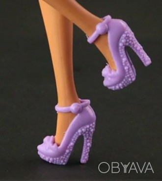 Туфли на каблуке для шарнирной куклы или куклы Барби.
В разновидностях можно выб. . фото 1