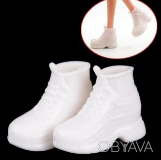 Белые кроссовки, обувь для куклы Барби, Блайз
 Дополните гардероб Барби, или дру. . фото 1