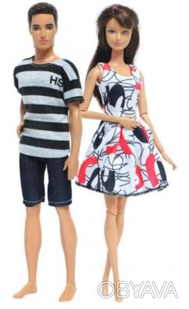 Набор кукольные костюмы для куклы Барби и Кена 
В разновидностях вы можете выбра. . фото 1