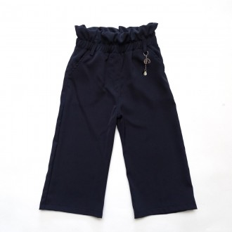 Брюки Кюлоты для дівчинки р.128,134,140,146,152 SmileTime Culottes, синий 140. Запорожье. фото 1 Брюки Кюлоты для дівчинки р.128,134,140,146,152 SmileTime Culottes, синий 140. Запорожье. фото 1
