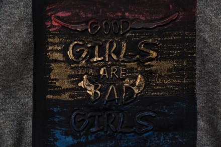 Світшот SmileTime для дівчинки утеплений Good Girls, темно-сірий
Кофта-світшот P. . фото 6
