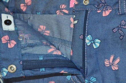 Шорти SmileTime дитячі для дівчинки Jeans Bow, джинс
Літні шорти це зручно і пра. . фото 4