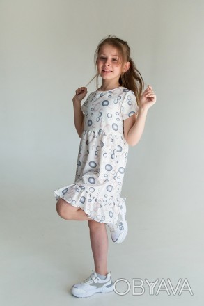 Сукня дитяча SmileTime для дівчинки Bubbles, біла
Легке, літнє плаття для дівчин. . фото 1