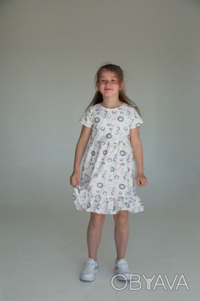 Сукня для дівчинки SmileTime Bubbles, біла
Легке, літнє плаття для дівчинки вико. . фото 1