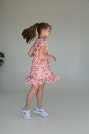 Сукня дитяча SmileTime для дівчинки Bubbles, рожеве
Легке, літнє плаття для дівч. . фото 3