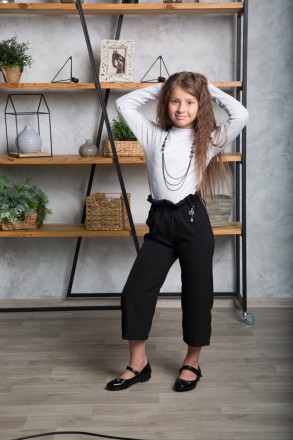 Чорні штани кюлоти для дівчинки р.128,134,140,146,152 SmileTime Culottes (ШКОЛА). Запорожье. фото 1 Чорні штани кюлоти для дівчинки р.128,134,140,146,152 SmileTime Culottes (ШКОЛА). Запорожье. фото 1