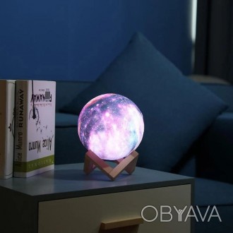Настольный светильник 3D Космос с пультом Magic 3D COLOR Moon Light
Описание:
Ес. . фото 1