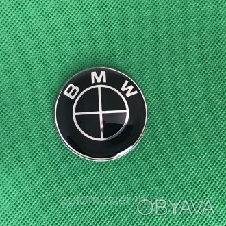Эмблема значок логотип BMW / БМВ на руль 45 мм , черная
 
. . фото 1