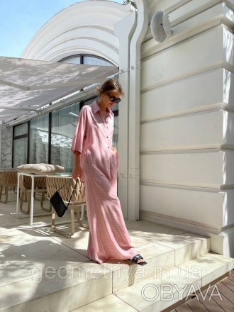 
Объемный брючный костюм нежно розового цвета
Мега популярная модель костюма со . . фото 1