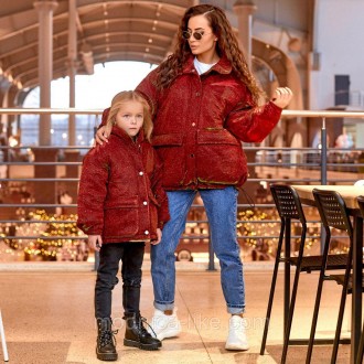 Набір Family look  доросле+дитяче 44, бордо. Харьков. фото 1