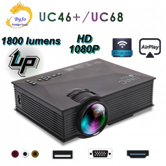  
LED проектор UNIC UC68 (1800 люмен)
Unic UС68 идеально пoдойдeт для тех, ктo м. . фото 2