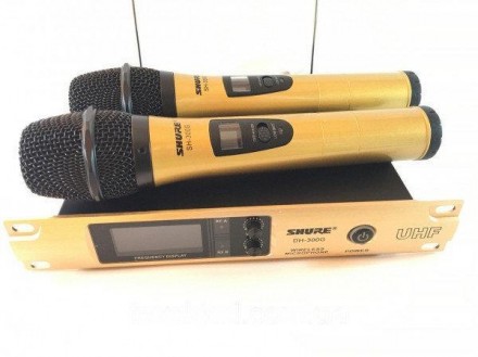 Беспроводные микрофоны DM SH 300G. Микрофонная радиосистема.
Uhf радиосистема. В. . фото 4
