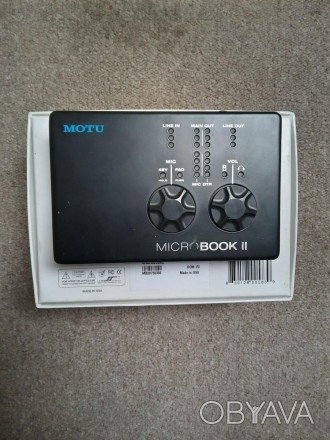 MOTU MicroBook II
 
Состояние товара: Легкое Б/У
Описание состояния: Отличное со. . фото 1