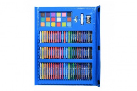 
 Набор для творчества 208 (blue) - универсальный набор для рисования в кейсе дл. . фото 6