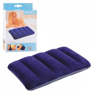 
Флокированная надувная подушка Intex Downy Pillow Intex 68672 (28х43х9 см. )
Эт. . фото 2