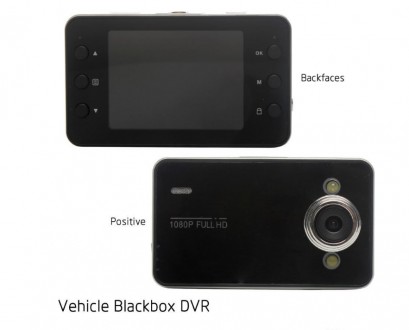 Видеорегистратор автомобильный DVR K6000 Full HD 1080p компактный регистратор: д. . фото 6