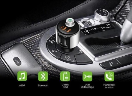 Автомобильный FM трансмиттер модулятор G9 Bluetooth MP3
 
FM Модулятор G9 - вещь. . фото 8