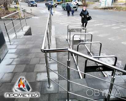 Предлагаем велопарковки типа "Велодуга" украинского производства из нержавеющей . . фото 1
