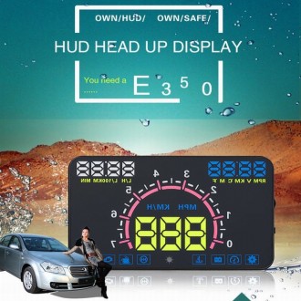E350 5.8 дюймов многоцветной автомобиля HUD головой вверх дисплей подать заявлен. . фото 7