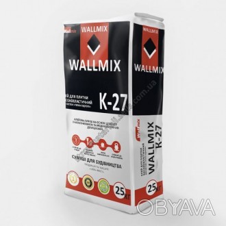 Волмікс WALLMIX К-27 Клей для плитки високоеластичний. . фото 1