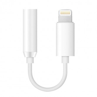 Аудіо перехідник Apple Lightning AUX 3.5 мм для Iphone, сумісний з усіма IOS Protech A1. Кропивницький. фото 1 Аудіо перехідник Apple Lightning AUX 3.5 мм для Iphone, сумісний з усіма IOS Protech A1. Кропивницький. фото 1
